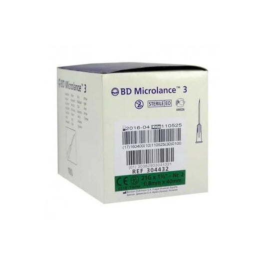 BD BD Microlance Nadel 0,8 mm x 40 mm 100 Stück für kosmetische Anwendungen Kosmetik