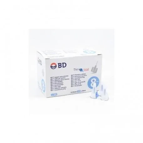 BD BD Nadeln für Stifte Thin Wall 0,25 x 8 mm 100 Stück Becton Dickinson Kosmetik