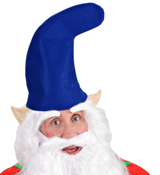Blaue Zwergenmütze für Fasnacht und Karneval