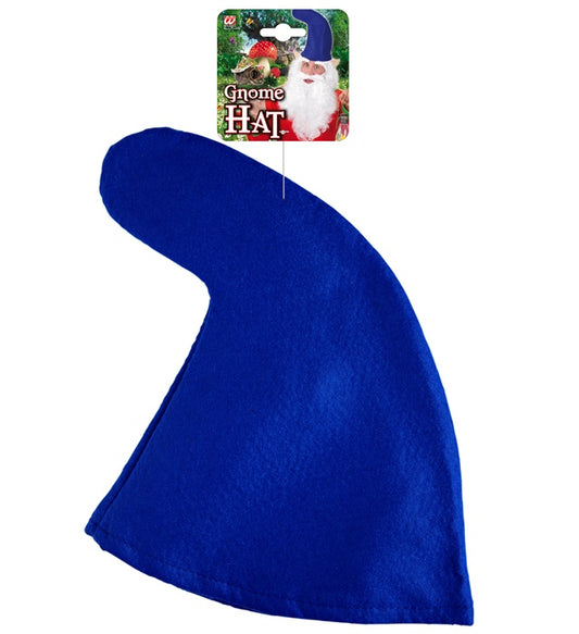 Blaue Zwergenmütze für Fasnacht und Karneval