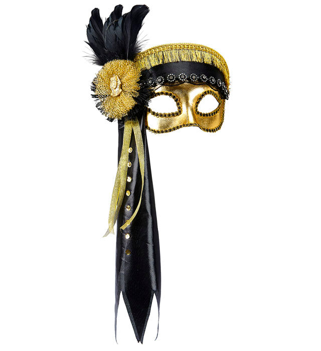 Deluxe Augenmaske Cleopatra mit goldenen Details für Fasnacht