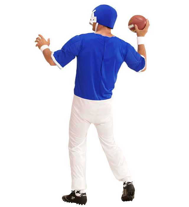 American Football Spieler Kostüm mit Helm und Overall für Fasnacht