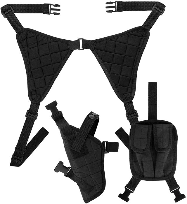Taktisches Schulterholster aus robustem Material ideal für Fasnacht und Kostüme