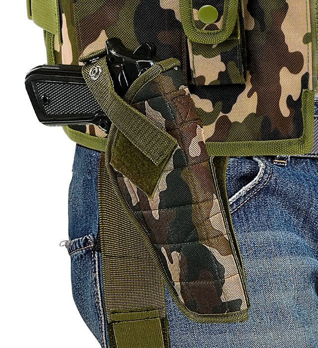 Taktisches Holster mit Camouflage-Muster für Fasnacht und Outdoor