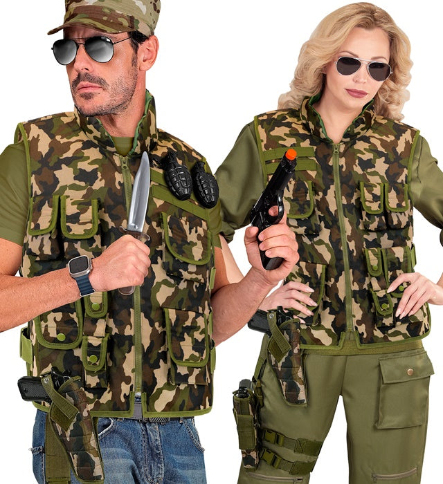 Taktisches Holster mit Camouflage-Muster für Fasnacht und Outdoor