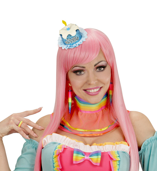 Bunte Kinder Mini-Hüte mit Haarclip in vier Farben für Geburtstagsfeier