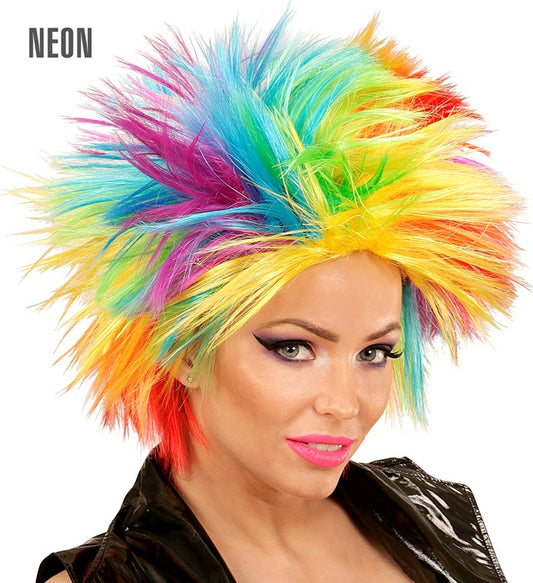"PUNK PERÜCKE REGENBOGEN" in Box Regenbogen