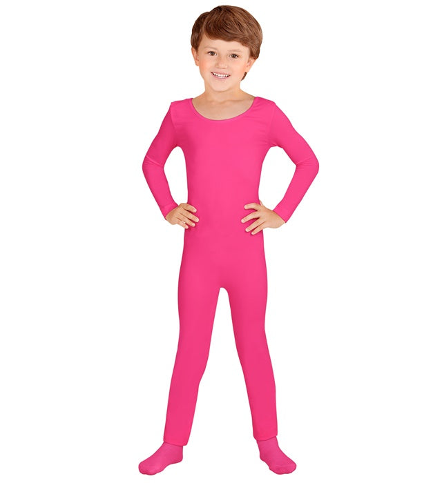 Pinkfarbener Tier-Body für Fasnachtskostüm
