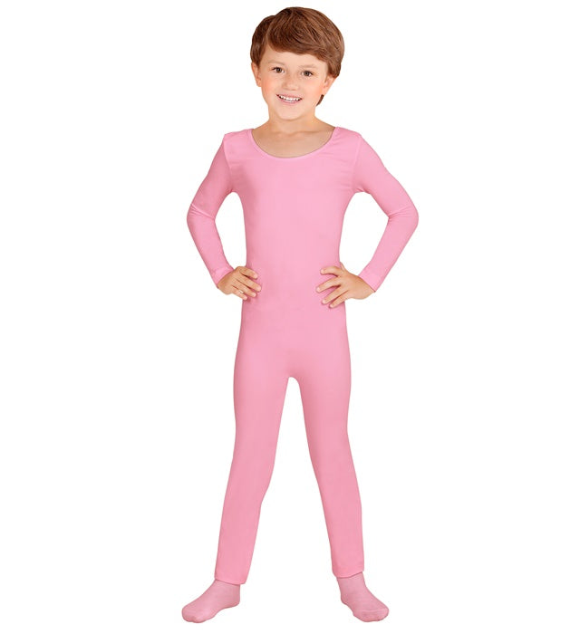 Rosa Tier-Body Ganzkörperanzug für Fasnacht und Karneval