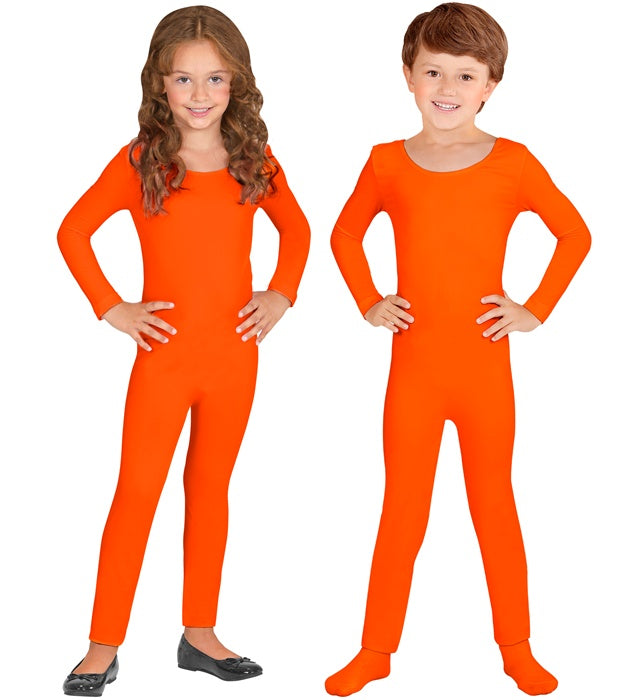 Leuchtend oranges Tierkostüm für Fasnacht und Karneval