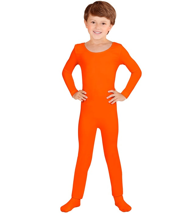 Leuchtend oranges Tierkostüm für Fasnacht und Karneval