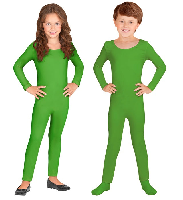 Grüner elastischer Tier-Body für Fasnacht und Karneval