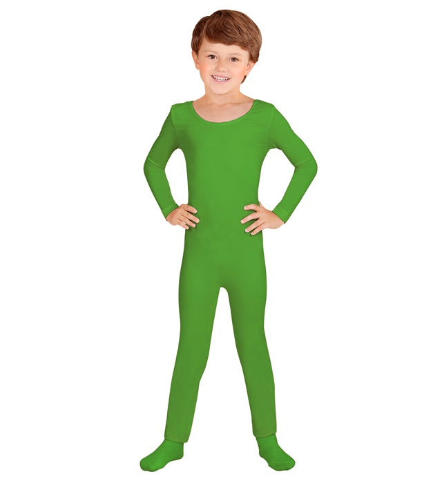 Grüner elastischer Tier-Body für Fasnacht und Karneval