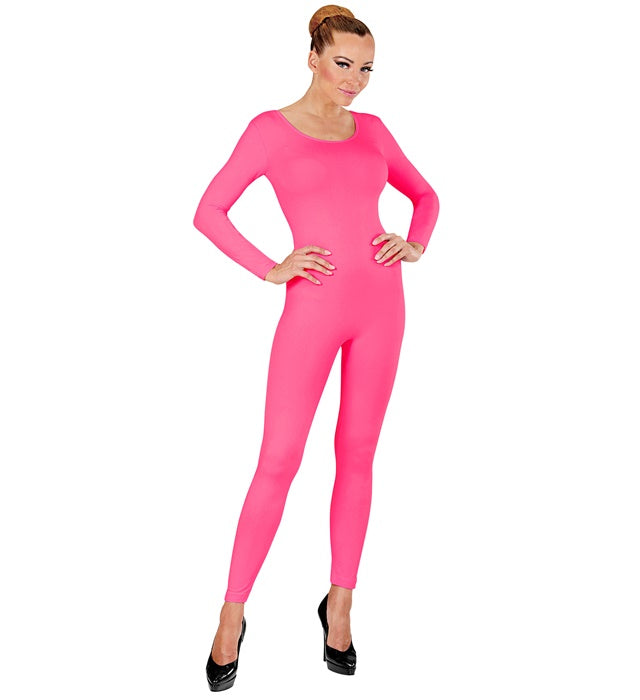 Pinkfarbener Tier-Body für Fasnacht und Karneval