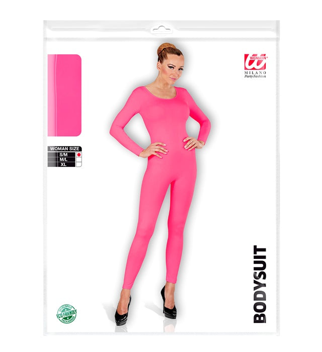 Pinkfarbener Tier-Body für Fasnacht und Karneval