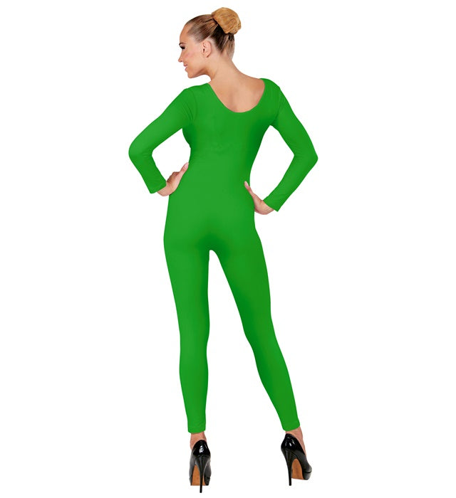 Grüner elastischer Body für Fasnacht und Karneval