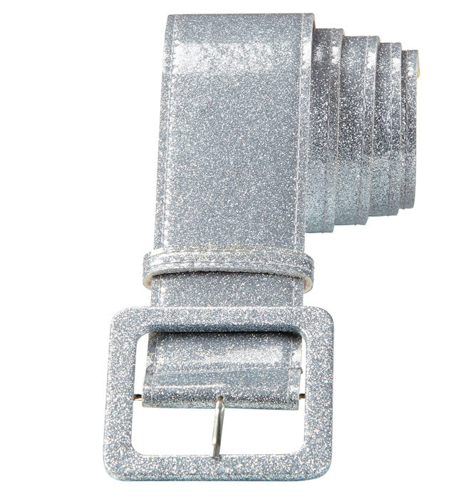 Silberner Gürtel 120 cm als Fasnachts-Accessoire
