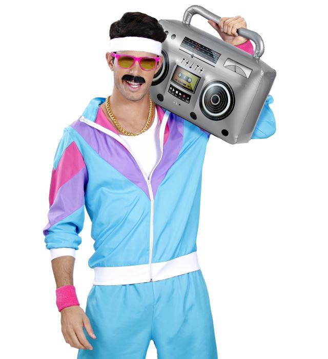 Aufblasbares Radio 50 cm als Fasnachts-Accessoire
