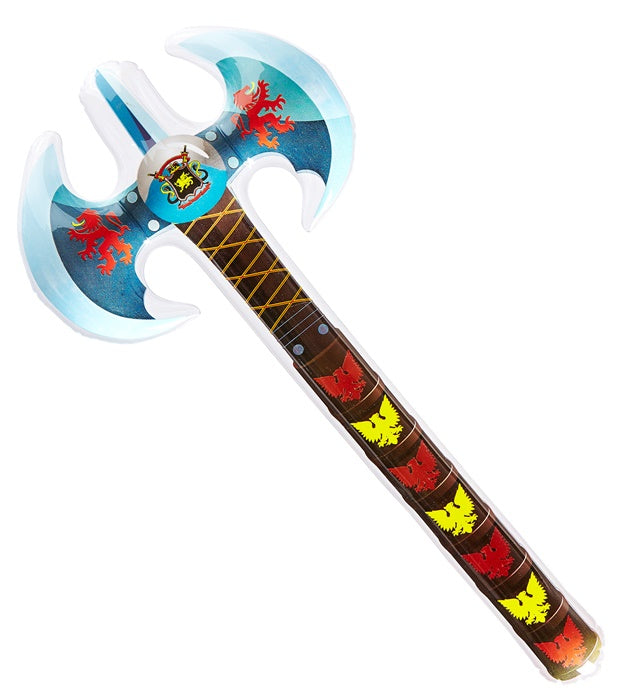 Aufblasbare Doppel-Axt 70 cm für Fasnacht und Karneval