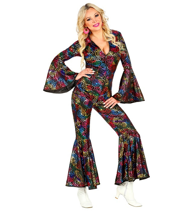 THE 70s DISCO STYLE Overall – Retro-Kostüm für Fasnacht und Mottoparty im 70er Jahre Stil