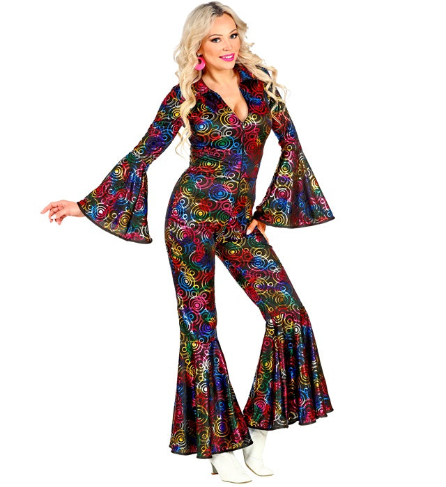 THE 70s DISCO STYLE Overall – Retro-Kostüm für Fasnacht und Mottoparty im 70er Jahre Stil