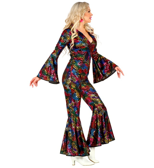 THE 70s DISCO STYLE Overall – Retro-Kostüm für Fasnacht und Mottoparty im 70er Jahre Stil