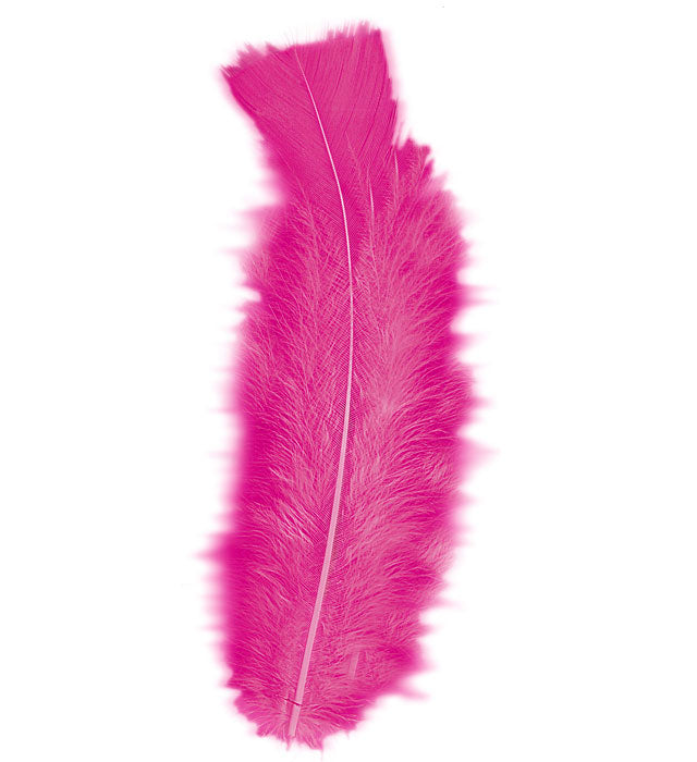 50 pinke Federn ca. 10 cm für Fasnacht und Karneval
