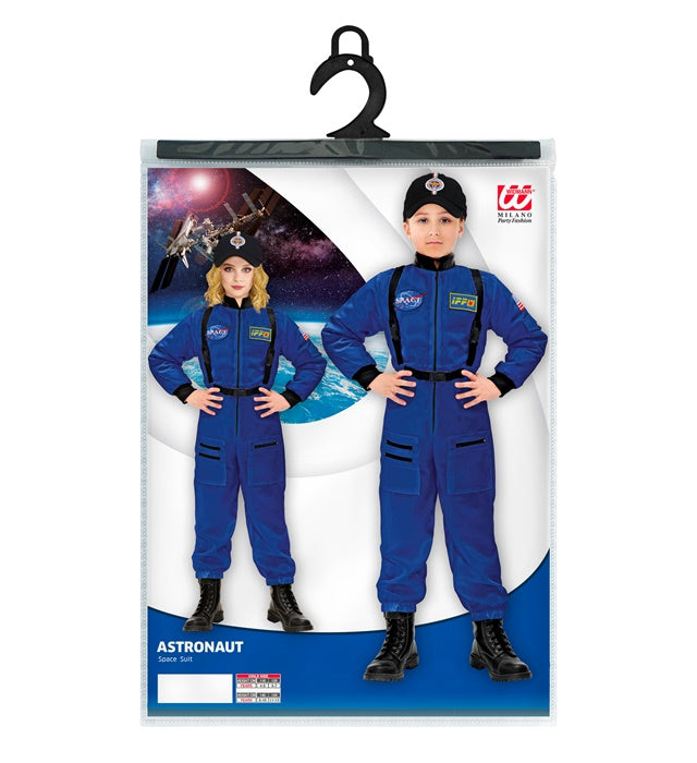 Astronaut Overall Kostüm in weiss mit realistischen Details