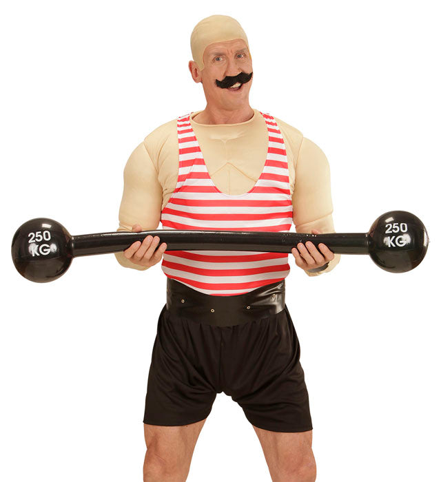 Aufblasbare Hantelstange 120 cm als lustiges Fasnacht-Accessoire