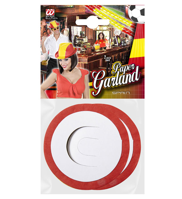 Set von 2 spanischen Boagirlanden mit 3 Metern Länge und 8 cm Durchmesser