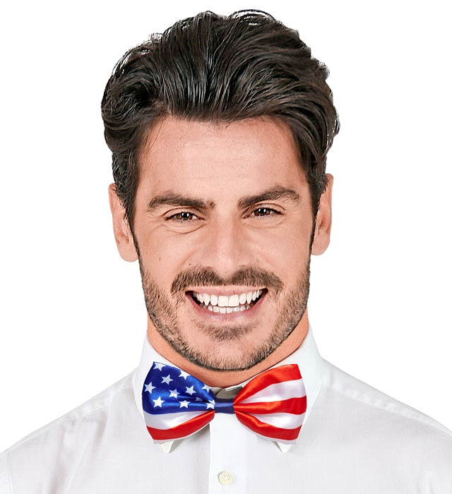 Fliege im Americana-Stil mit klassischem Muster