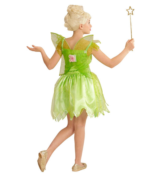 Fee-Kostüm mit Kleid und Flügeln für Fasnacht und Karneval