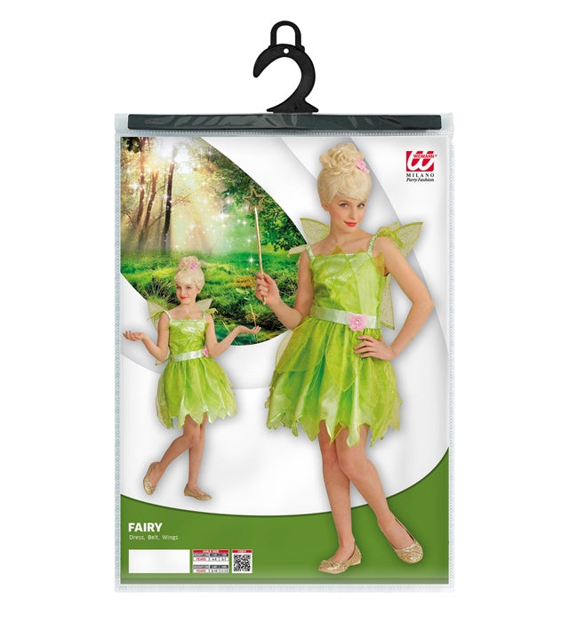 Fee-Kostüm mit Kleid und Flügeln für Fasnacht und Karneval