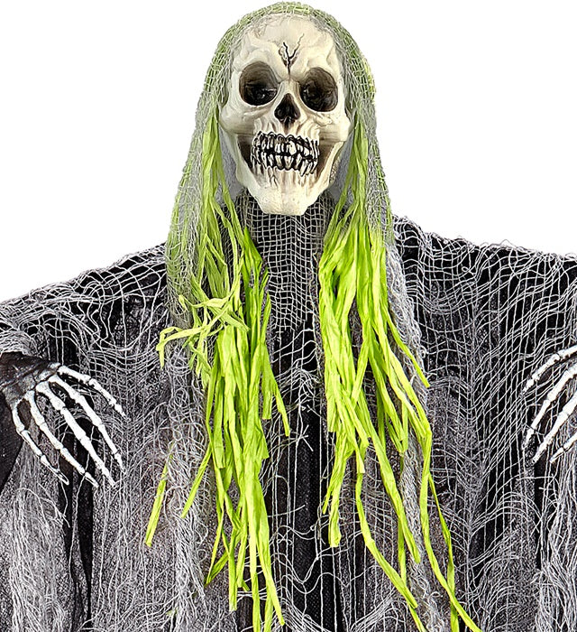 Dämonenfigur 110 cm Halloween Dekoration gruselig Fasnacht Mottoparty