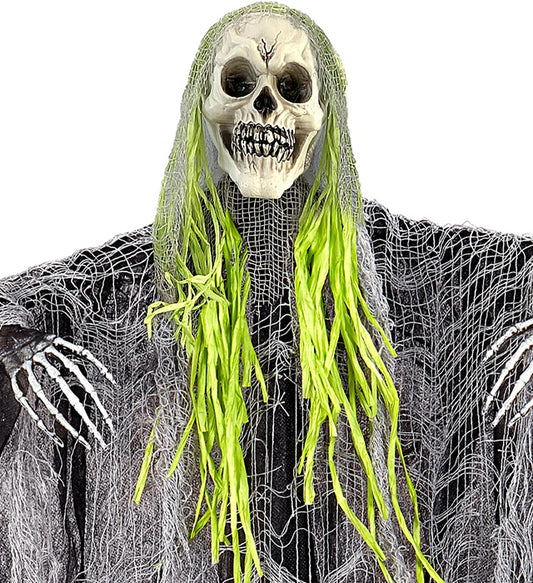 Dämonenfigur 110 cm Halloween Dekoration gruselig Fasnacht Mottoparty
