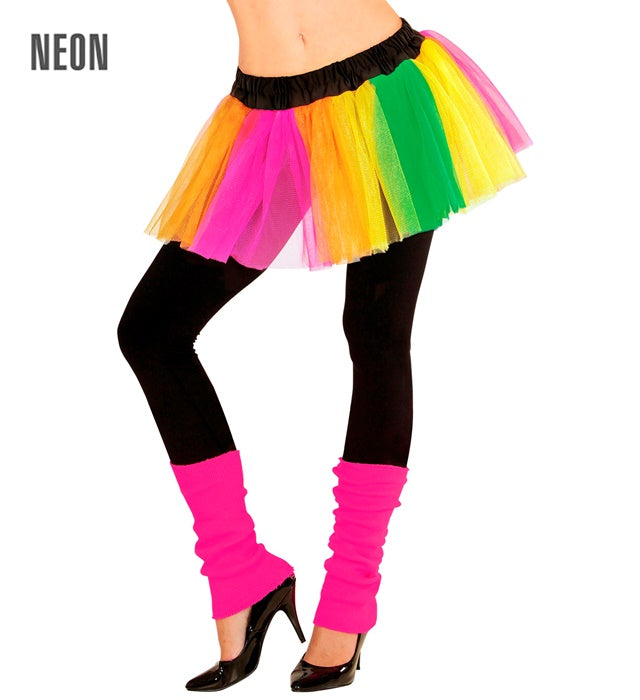 Mehrfarbiges neonfarbenes Tutu für Fasnacht und Karneval