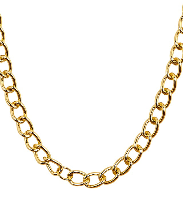 Goldene Kette 120 cm lang als Fasnacht-Accessoire