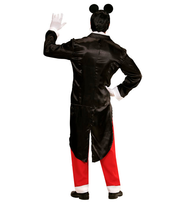 Elegantes Mäuse-Kostüm mit Frack, Weste, Fliege und Ohren für Fasnacht