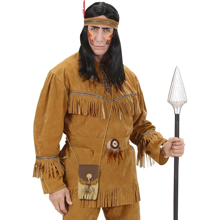 Indianer Tasche mit traditionellem Muster als Fasnachts-Accessoire