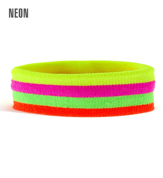 MEHRFARBIGES NEON STIRNBAND Neon - Regenbogen