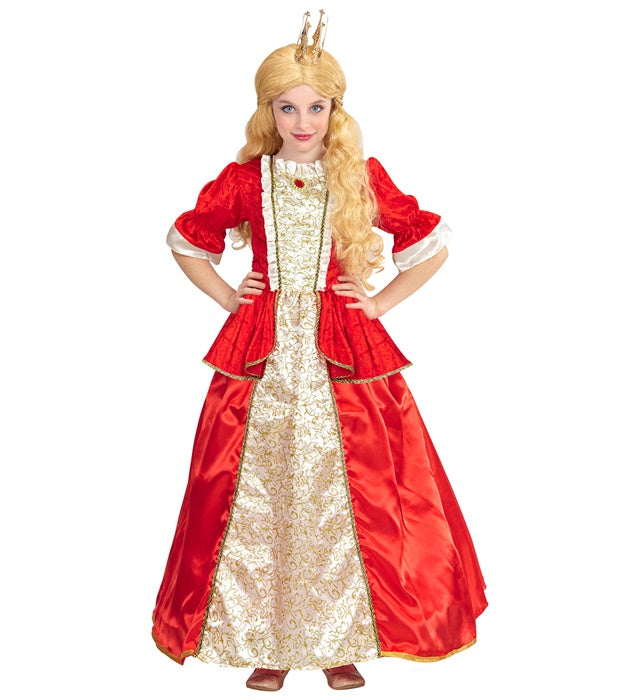 Royal Queen Kleid mit Reifunterrock in königlichem Design