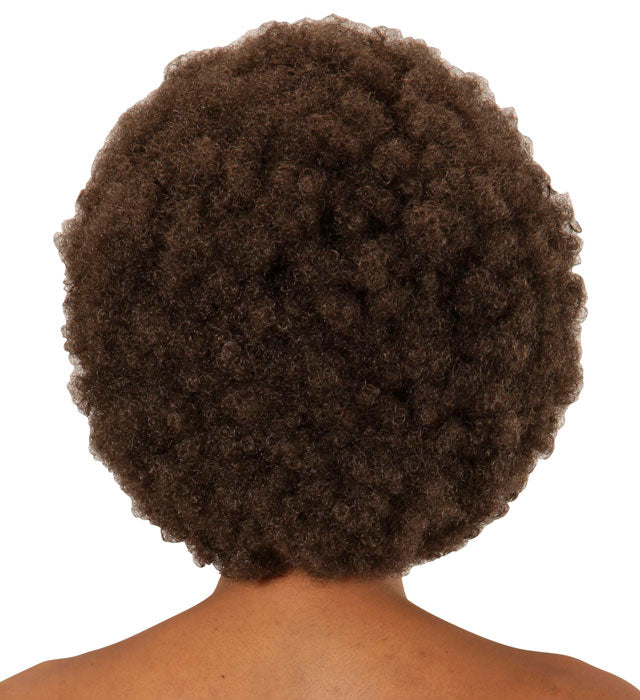 Bunte Afro-Perücke mit voluminösen Locken in Dream Hair Qualität in farbiger Box