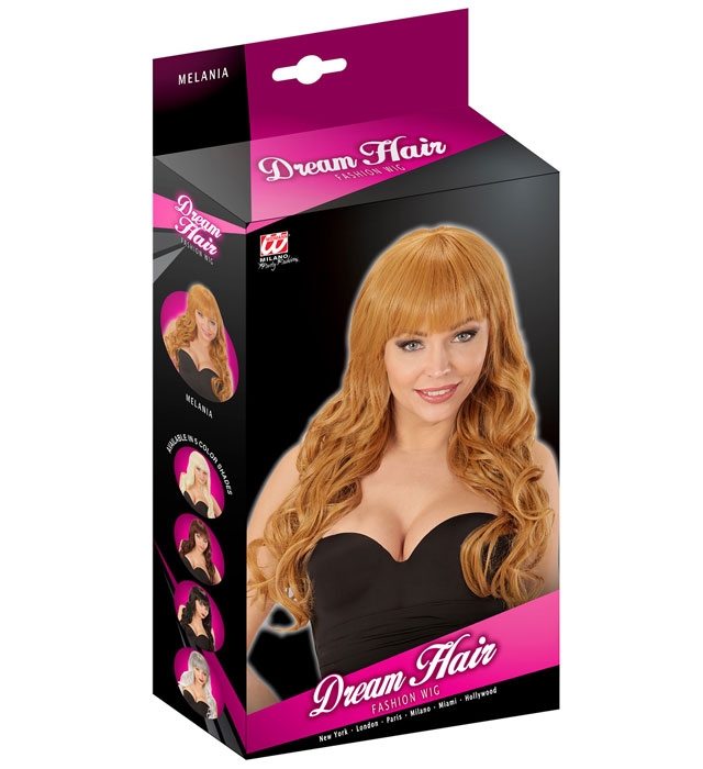 Rotblonde Perücke in Dreamhair-Qualität für Fasnacht und Karneval