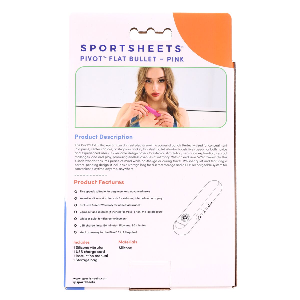 Kugelvibrator Sportsheets Pivot Rosa