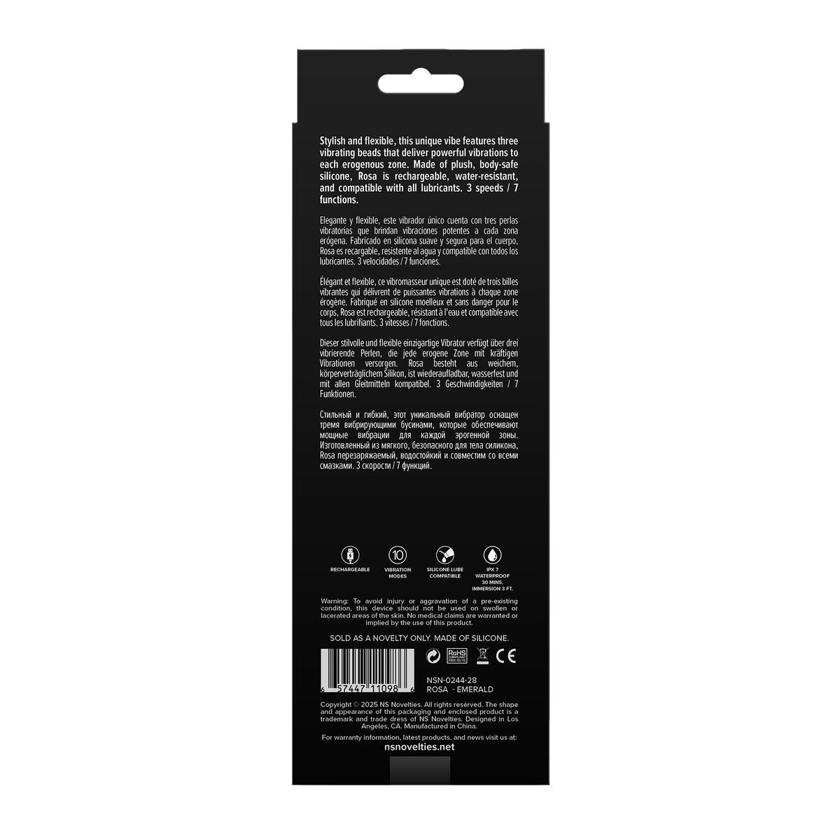 Vibrator NS Novelties Gold-n-Dreams Blau