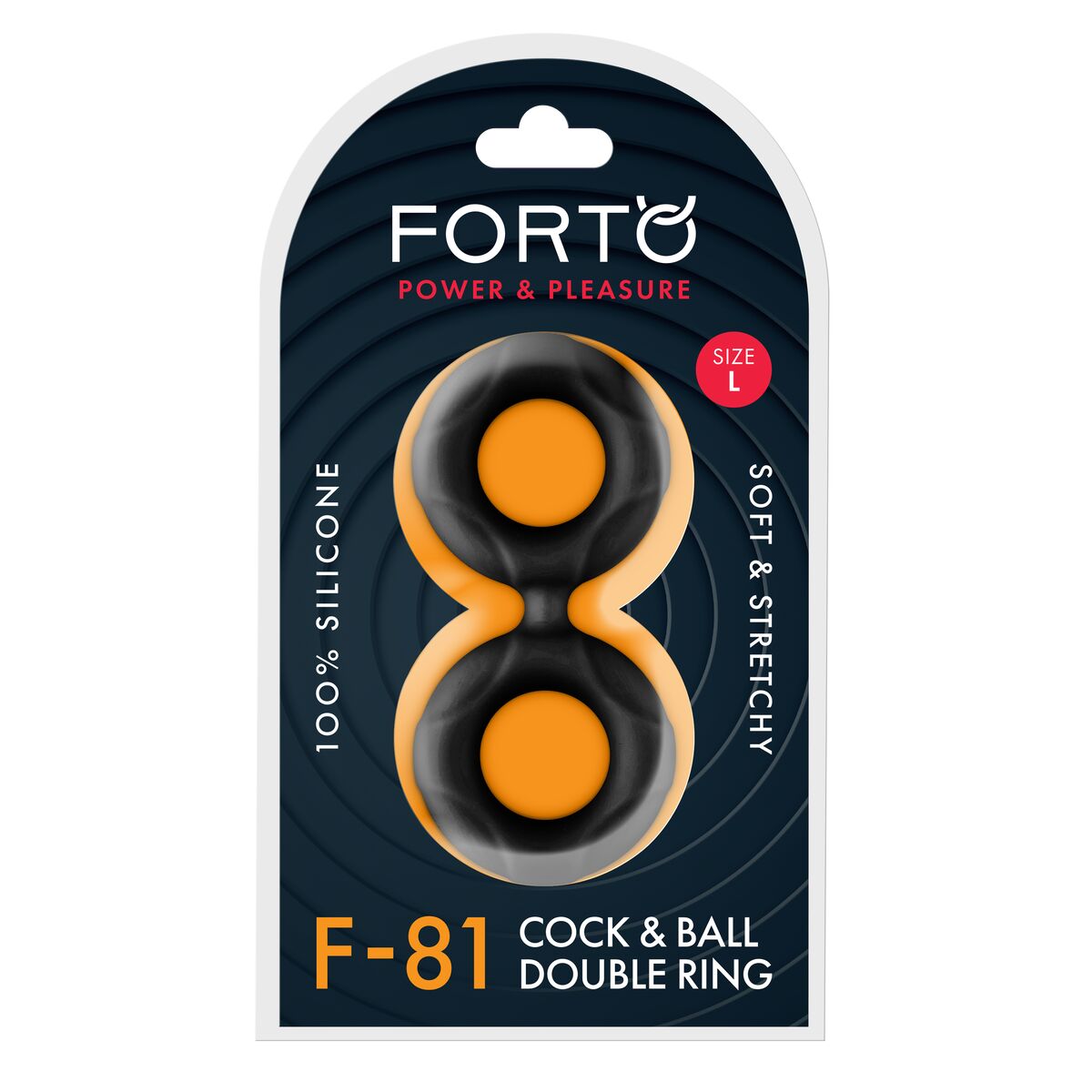 Penisringe Forto Schwarz Ø 51 mm (Einheitsgröße)