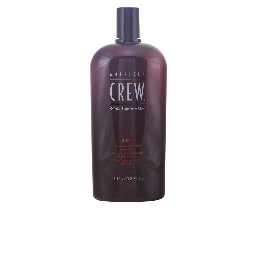 AMERICAN CREW American Crew Crew 3 In 1 Shampoo, Conditioner Y Body Wash 1000 ml