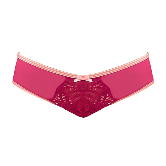 Höschen Exposed Rosa Granatrot L/XL