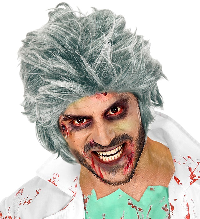 Zombie Perücke mit zerzaustem Haar für Halloween und Fasnacht