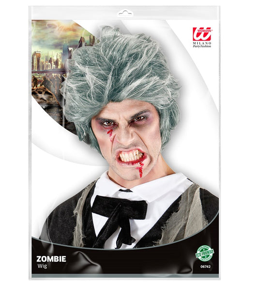Zombie Perücke mit zerzaustem Haar für Halloween und Fasnacht